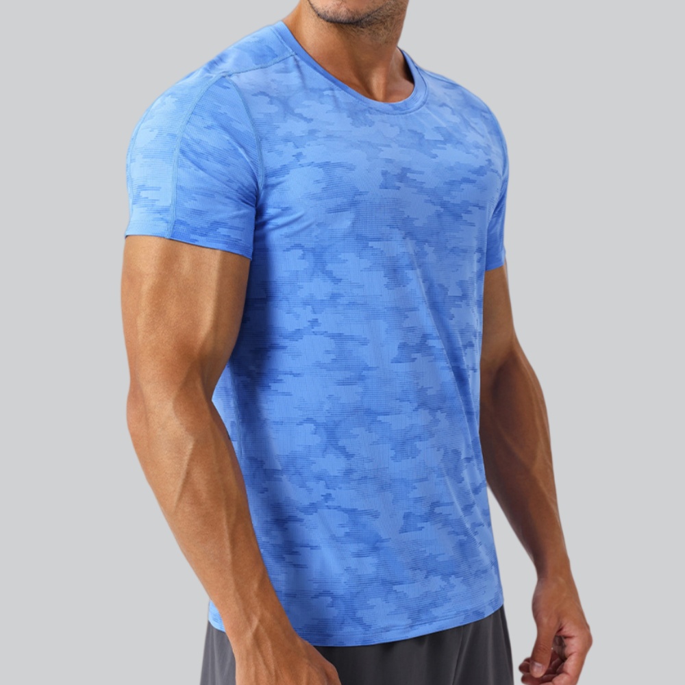 Sports Equipment Gym - T-shirt girocollo da uomo, abbigliamento sportivo,