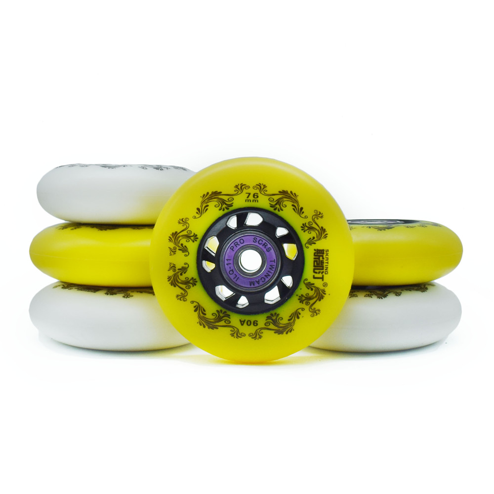 Roller Skate Inline - 8 pz 90A 72mm 76mm 80mm