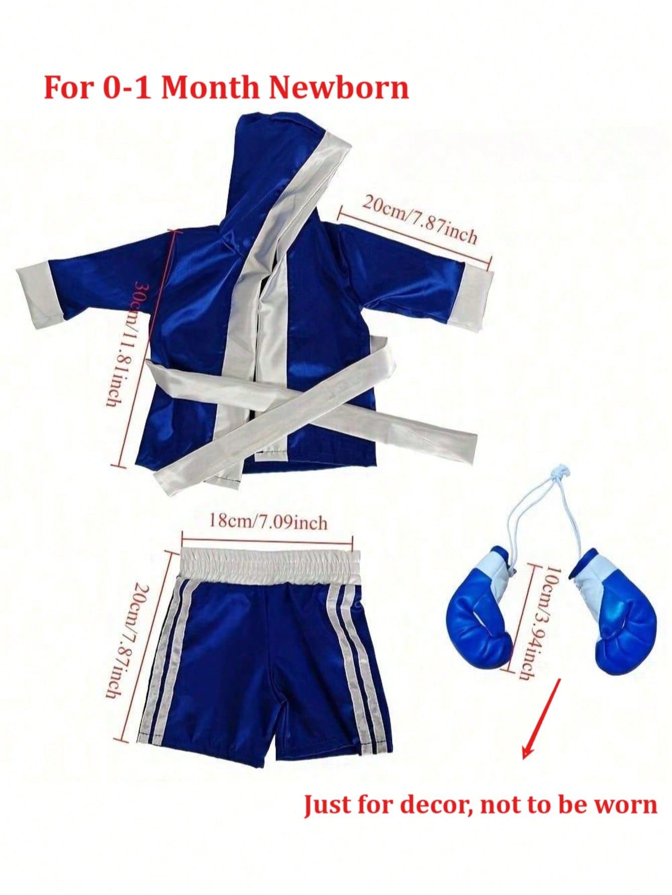 Puntelli per fotografia neonat - Boxing Glove Set recensione e prezzo